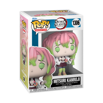 Figura Funko Pop! do personagem Mitsuri Kanroji de Demon Slayer em caixa