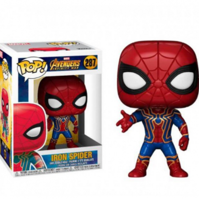 Figura Funko Pop Iron Spider Avengers Infinity War 287 com caixa