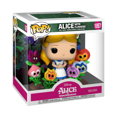 Figura Funko Pop! Alice com flores Disney Alice no País das Maravilhas