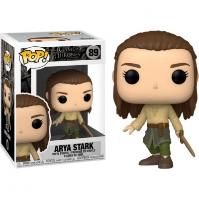 Figura Funko Pop! Arya Stark Game of Thrones nº 89 em vinil com caixa