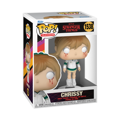 Figura vinil Funko Pop! Chrissy de Stranger Things na caixa