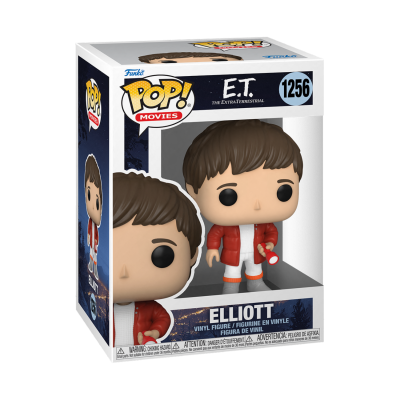 Funko Pop! de Elliott do filme E.T. na embalagem
