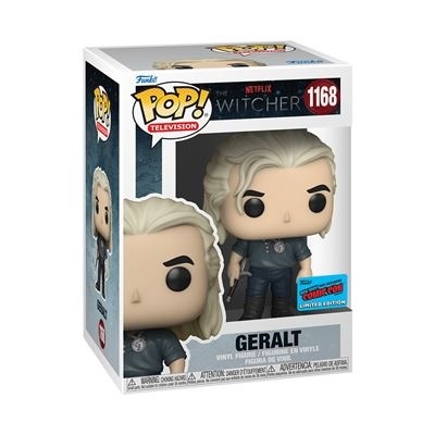 Figura Funko Pop! Geralt da série The Witcher em caixa