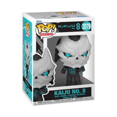Funko Pop! Kaiju No. 8 número 2079 em caixa de vinil.