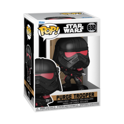 Funko Pop! Star Wars Purge Trooper embalagem com figura colecionável