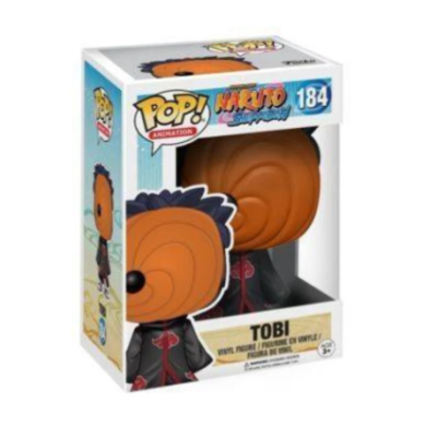 Figura Tobi Funko Pop Naruto na caixa