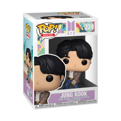 Figura de vinil Funko Pop! Jung Kook BTS nº 224 em caixa