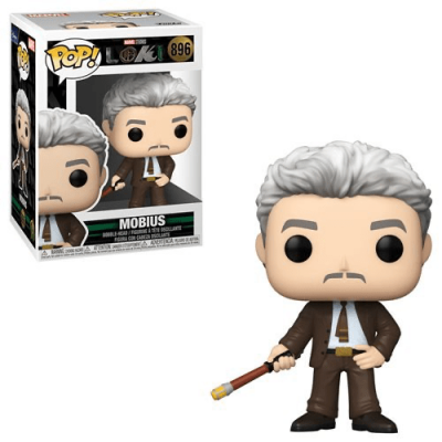 Figura Funko Pop Mobius com caixa ao lado