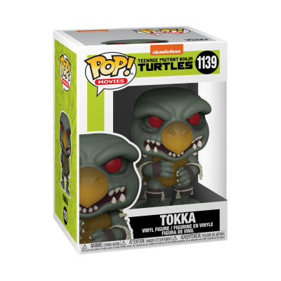 Funko Pop Tokka Teenage Mutant Ninja Turtles na embalagem