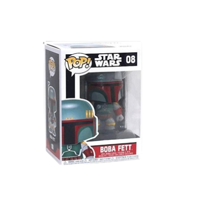 Funko Pop Boba Fett Star Wars na caixa
