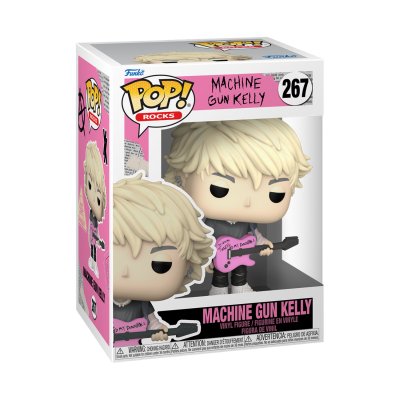 Boneco Funko Pop! Rocks Machine Gun Kelly na embalagem