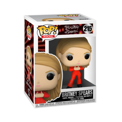 Figura Funko Pop! Rocks da Britney Spears em embalagem