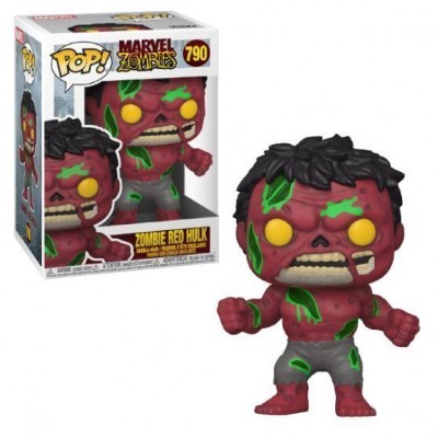 Figura colecionável Zombie Red Hulk da Marvel Zombies, Pop!