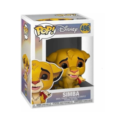Figura Funko Pop! do Simba da Disney nº 496 na sua caixa