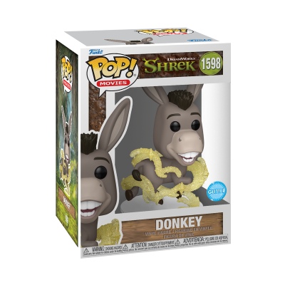 Figura Funko Pop! Donkey do filme Shrek em caixa