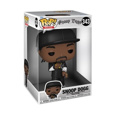 Figura POP! ROCKS de Snoop Dogg, número 343, em embalagem transparente