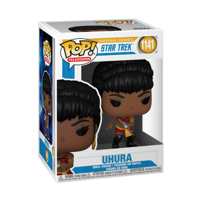 Figura Funko Pop Uhura de Star Trek em caixa