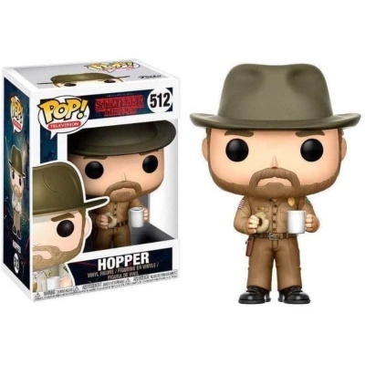 Figura Funko Pop! de Hopper com chapéu e caneca