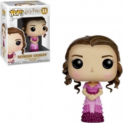 Figura Funko Pop Hermione Granger roxa com caixa original de Harry Potter
