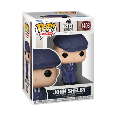 Figura Funko Pop! John Shelby da série Peaky Blinders em caixa
