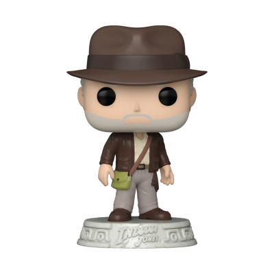 Funko Pop do Indiana Jones em base branca