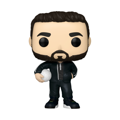 Figura Funko Pop de homem com bola branca
