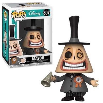 Funko Pop! Disney número 807 Mayor em vinil com top hat preto e megafone