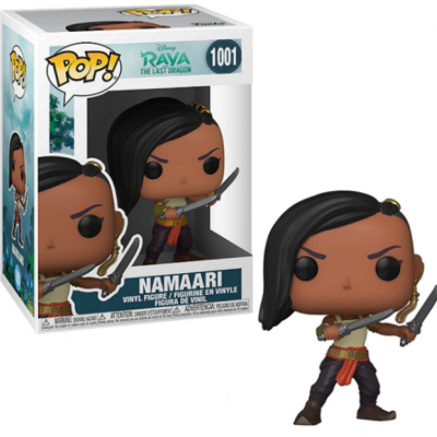 Figura de vinil Pop! de Namaari da Disney Raya The Last Dragon na caixa