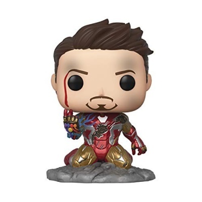 Figura de vinil Homem de Ferro Funko Pop vermelho e dourado