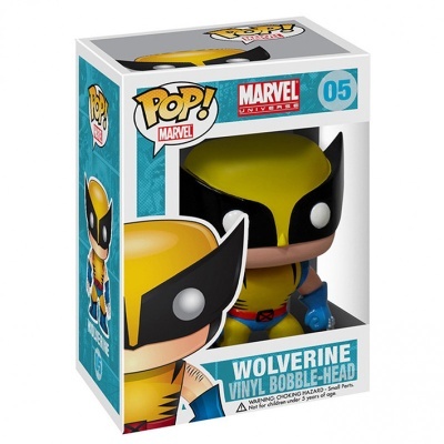 Funko Pop de Wolverine da Marvel com embalagem