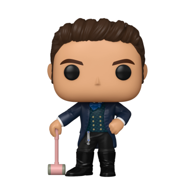 Funko Pop de personagem masculino com taco de croquet cor-de-rosa