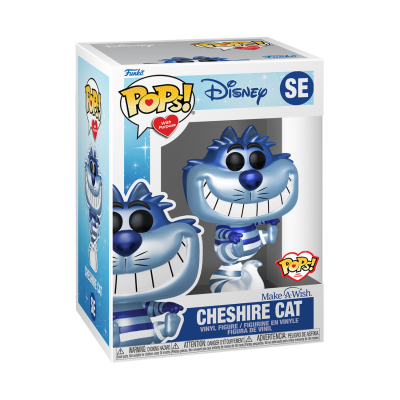 Figura Funko Pop Gato Cheshire da Disney em caixa