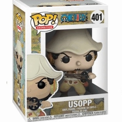 Figura Funko Pop! Animation Usopp número 401 em caixa