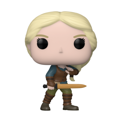 Boneca Funko Pop de personagem feminina com espada