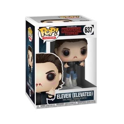 Boneco Funko Pop! Eleven (Elevated) da série Stranger Things em caixa