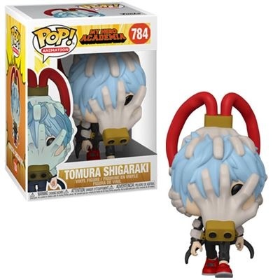 Figura Funko Pop Tomura Shigaraki azul com mãos e caixa de My Hero Academia