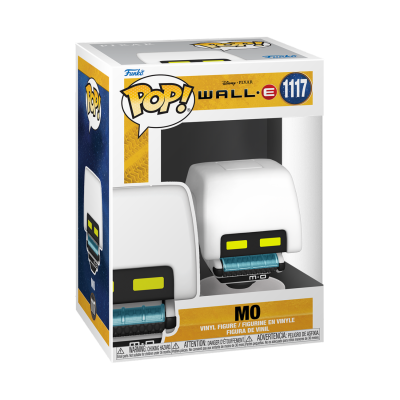 Figura Funko Pop! Mo de Wall-E em embalagem