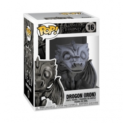 Funko Pop Drogon Iron Game of Thrones na caixa