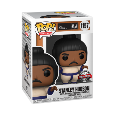 Figura Funko Pop! em caixa, Stanley Hudson, The Office, número 1157, especial edição