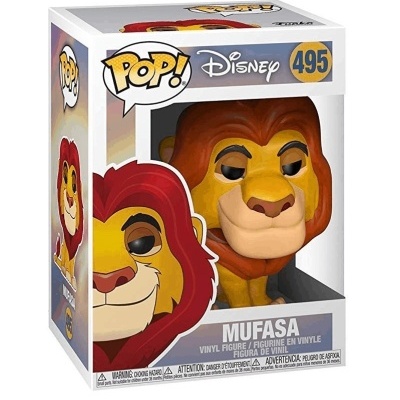 Figura Funko Pop! Disney de Mufasa na embalagem