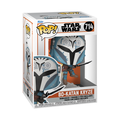 Figura Funko Pop! Bo-Katan Kryze Star Wars 714 em caixa