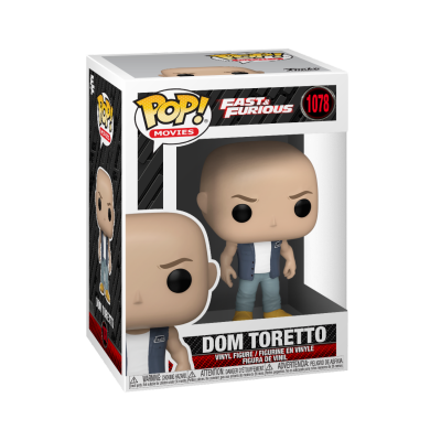 Figura Funko Pop! Dom Toretto Fast & Furious de vinil na caixa