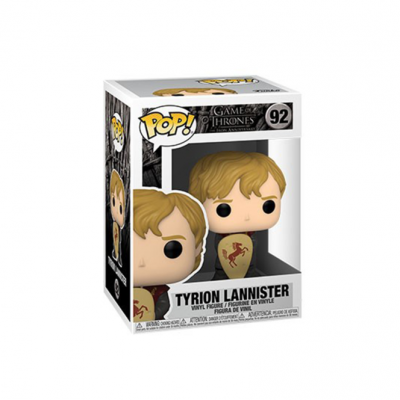 Funko Pop de Tyrion Lannister em caixa com janela