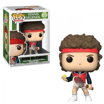 Figura Funko Pop! John McEnroe do Tennis Legends com embalagem.