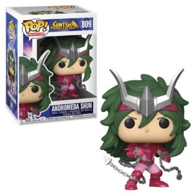 Funko Pop! Andromeda Shun da série Saint Seiya em vinil e caixa