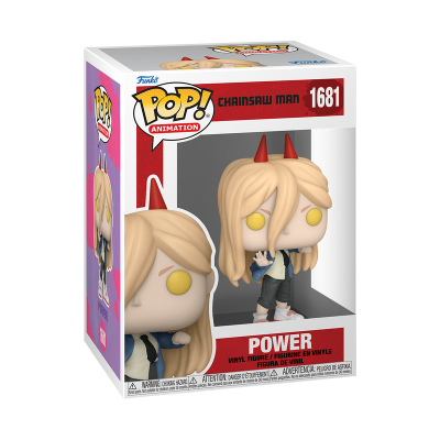 Figura Funko Pop! Power da série Chainsaw Man na embalagem