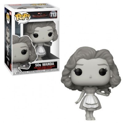 Figura Funko Pop 50s Wanda em caixa com arte da personagem e número 713