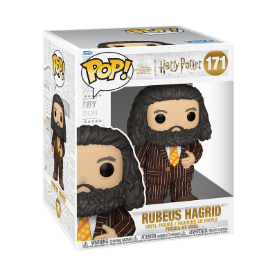 Figura Funko Pop! Rubeus Hagrid da série Harry Potter na embalagem