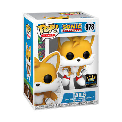 Figura Funko Pop Tails Sonic The Hedgehog Nº978 em caixa