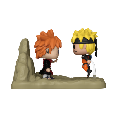 Figuras Funko Pop de anime com base de rochas